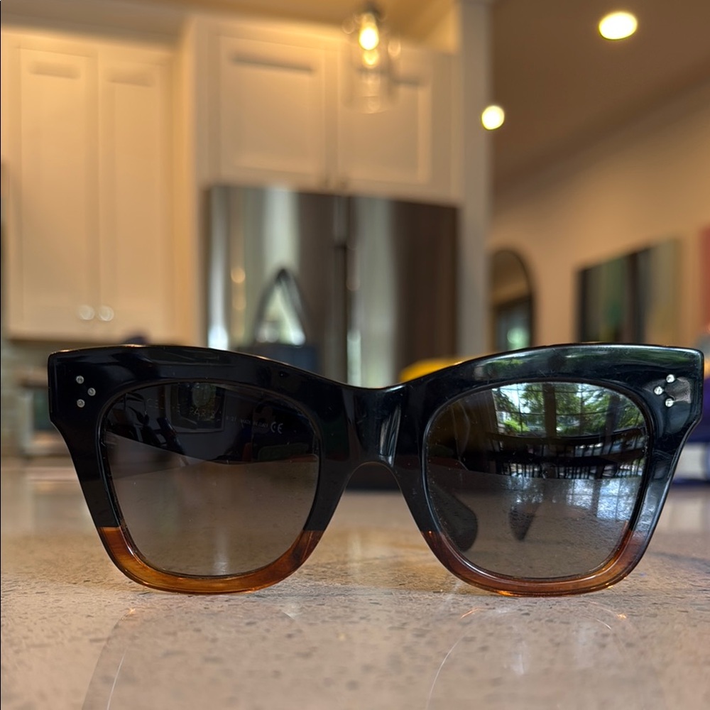 Celine Black and Brown Sunglasses